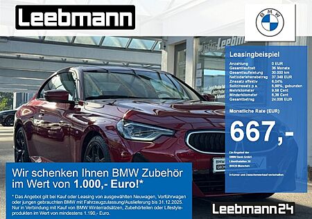 BMW 220d Coupé M-Sport GSD/HUD GARANTIE bis 01/30