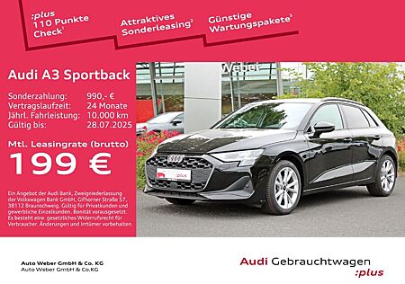 Audi A3 Sportback 30TFSI 6-GANG HuD SONOS VC NAV+