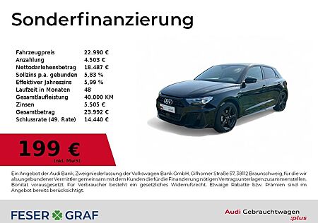 Audi A1 Sportback S line LED/SHZ/VirtC/PDC/CarPl/17"