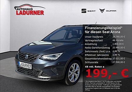 Seat Arona FR 1.0TSI DSG *NAVI+ACC+LED+KESSY*199€ mtl