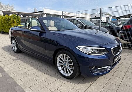BMW 218i Cabrio Sport Line , 1.HAND , NAVi , LEDER