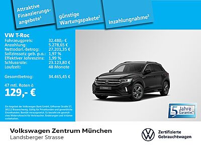 Volkswagen T-Roc 1.5 TSI R-Line AHK ACC LED+ Navi ParkAssis