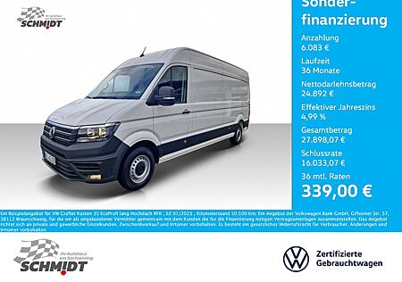 VW Crafter Volkswagen Kasten 35 EcoProfi lang Hochdach RFK