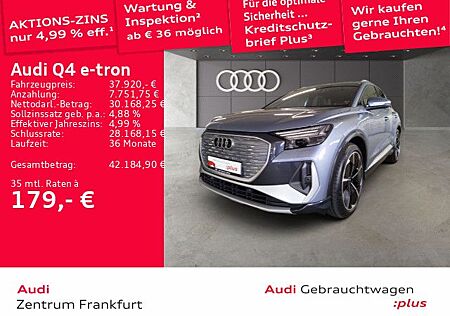 Audi Q4 e-tron 50 quattro MatrixLED AHK ACC B&O HuD P