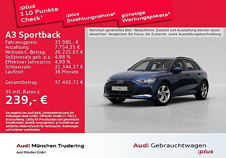Audi A3 Sportback Advanced 35 TFSI S tronic LED Navi+