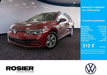 VW Golf Volkswagen VIII Variant Life 2.0 TDI DSG ACC LED NAVI