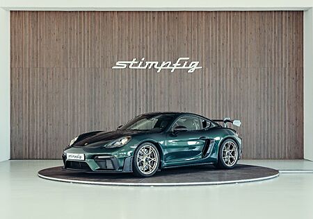 Porsche Cayman 718 GT4 RS Weissach, PTS, CXX, grün