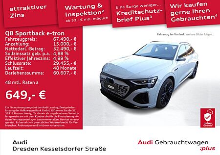 Audi Q8 e-tron Q8 Sportback e-tron 55 S-Line 300 kW AHZV LED Na