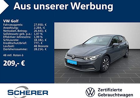 VW Golf Volkswagen VIII 2.0 TDI DSG Move AHK+ACC+LED+Navi+HuD+