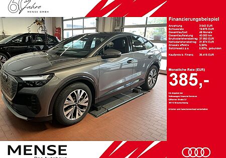 Audi Q4 e-tron Q4 Sportback e-tron 40 S line Pano|SD|Standhzg|L