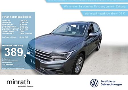 VW Tiguan Allspace Volkswagen 2.0 TDI Life 4Motion DSG Black A