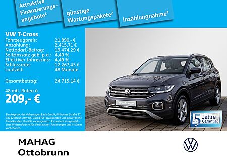 VW T-Cross Volkswagen 1.0 TSI STYLE Navi LED AppConnect Alu17C