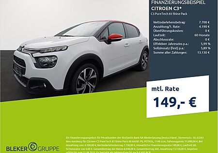 Citroën C3 PureTech 83 Shine Pack
