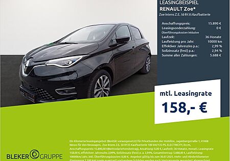 Renault ZOE Intens Z.E. 50 R135 Kaufbatterie