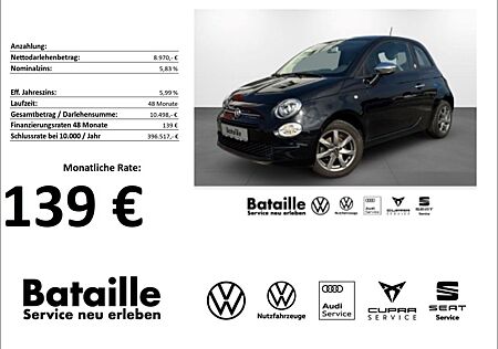 Fiat 500 1.2 Mirror Apple CarPlay Android Klima Temp