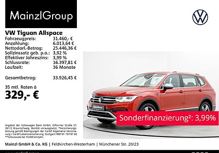 VW Tiguan Allspace Volkswagen 2.0 TDI 4M DSG Elegance Stdhz