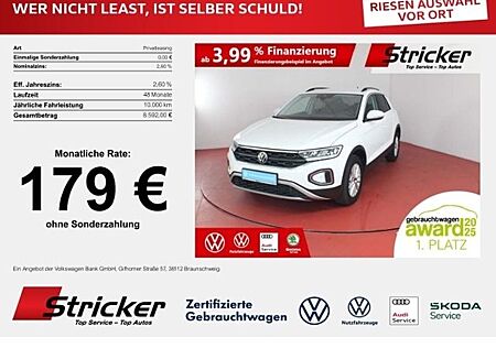 VW T-Roc Volkswagen Life 1.0TSI 179,-ohne Anzahlung Navi App-C