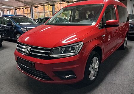 VW Caddy Volkswagen Maxi 7SITZER NAVI LED AHK 1.HD. STHZUNG