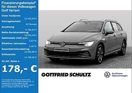 VW Golf Volkswagen Variant VIII 1.0 TSI Move Navi LED PDC SHZ