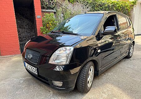 Kia Picanto 1.1 EX EX + Klima + TÜV neu + schwarz +