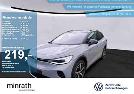 VW ID.4 Volkswagen GTX 4M 82 kWh MATRIX+APP+NAVI+PANO+RFK+SHZ