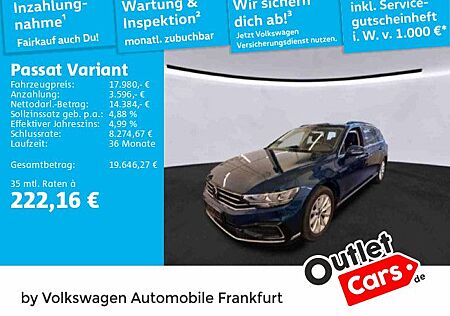 VW Passat Variant Volkswagen 1.4 TSI GTE Navi LED DAB+ FrontAs