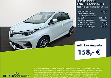 Renault ZOE E-Tech 1 00% el. INTENS (MY21) R135 Z.E. 50