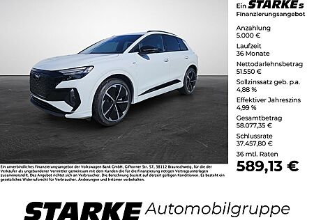 Audi Q4 e-tron gebraucht kaufen Audi Q4 e-tron 45 S line AHK Navi Pano Matrix SONOS 2
