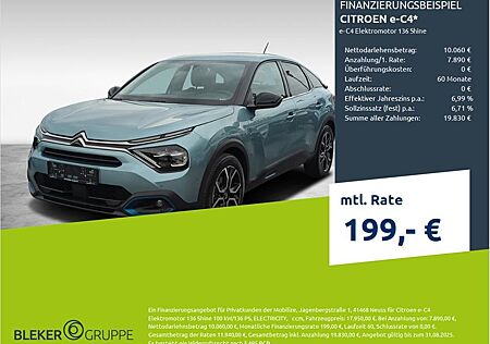 Citroën C4 e- Elektromotor 136 Shine