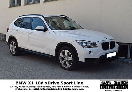 BMW X1 18d xDrive Sportline~Xenon~PDC~SH~Navi~AHK