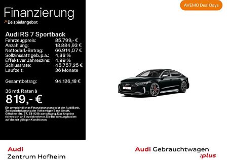 Audi RS7 RS 7 Sportback*Air*B&O*LED*Virtual*Navi+*Tour*Sp