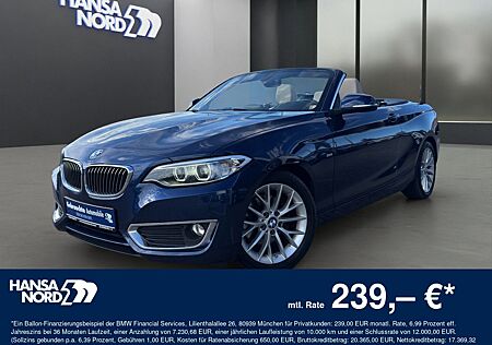 BMW 220i Cabrio Luxury Line XENON KAMERA NAVI 17"