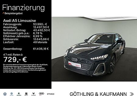 Audi A5 Limousine TFSI 150 kW S tronic*Tech*HUD*Memor