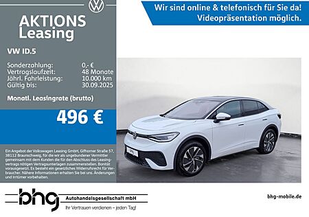 VW ID.5 Volkswagen Pro mit Infotainment-Paket *PANO*ACC*DYNAMI