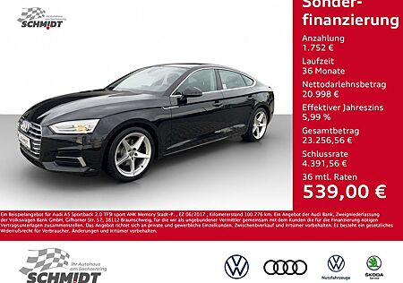 Audi A5 Sportback 2.0 TFSI sport AHK Memory Stadt-P.