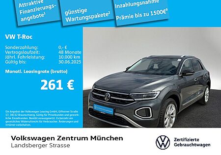 VW T-Roc Volkswagen 1.5 TSI STYLE AHK ACC LED+ Navi DSG