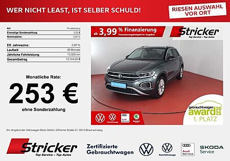 VW T-Roc Volkswagen Style 1.5TSI DSG 253,-ohne Anzahlung Navi