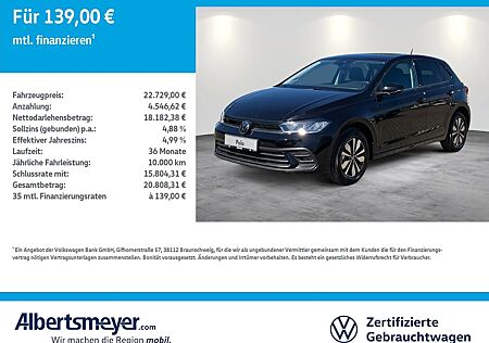 VW Polo Volkswagen 1.0 TSI MOVE +DSG+LED+NAVI+ACC+KLIMA++