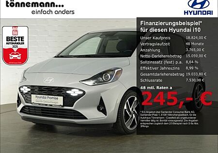 Hyundai i10 FACELIFT PRIME AT+NAVI+RÜCKFAHRKAMERA+SITZ-/