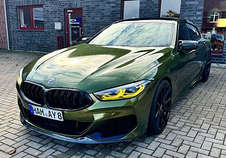 BMW M850 Gran Coupé in Toxic Green