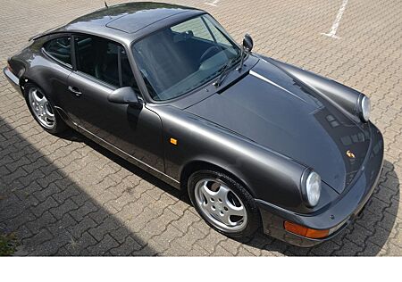 Porsche 964 Carrera4 deutsch guter Zustand Leder schwarz