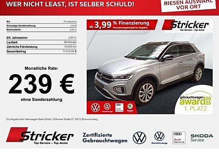 VW T-Roc Volkswagen Style 1.5TSI DSG 239,-ohne Anzahlung AHK N