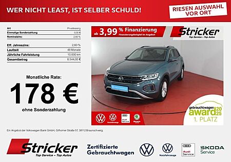 VW T-Roc Volkswagen Life 1.0 TSI 178,-ohne Anzahlung Navi Sitz