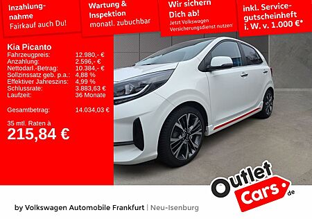 Kia Picanto 1.2 GT Line Klima Rückfahrkamera el. Fen