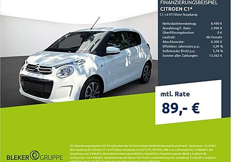 Citroën C1 1.0 VTi Shine Stop&amp