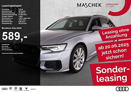 Audi A6 Avant S line 50 TDI Black AHK Pano Matrix Mem