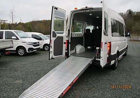 VW Crafter Volkswagen 35 MR 9-Sitzer Rollstuhlrampe