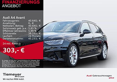 Audi A4 Avant 40 TFSI Q 2x S LINE LM19 KAMERA NAVI+ V