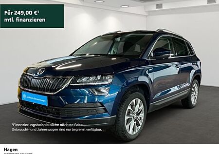 Skoda Karoq gebraucht kaufen Skoda Karoq 1.5 TSI LED NAV PAN GRA SHZ Clever