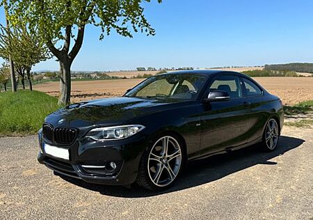 BMW 218d Coupé Xenon Navi 19 Zoll AHK Scheckheft